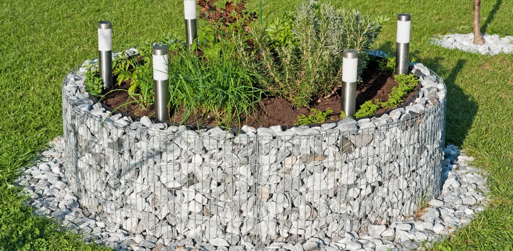 Ekologické a estetické gabionové konstrukce